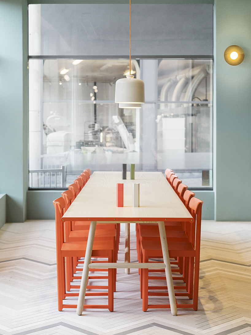 note design studio crafts interior for fine food bistro in stockholm-designboom-06