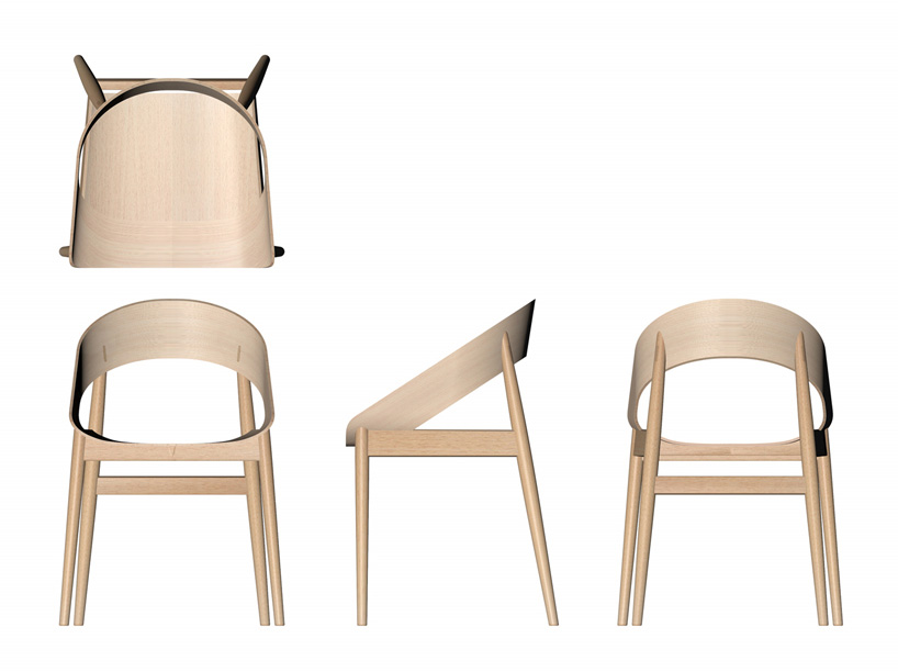 tatsuo kuroda produces minimalist ring chair-设计邦-07